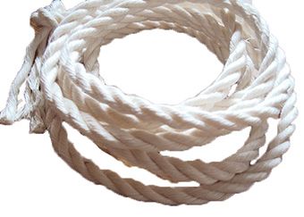 Linen bleached rope 6 mm