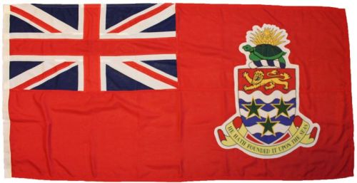 5x3ft 60x36in 152x91cm Cayman Islands red ensign (woven MoD fabric)
