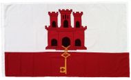 0.5yd 46x23cm Gibraltar flag (woven MoD fabric printed)