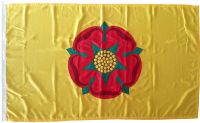 Lancashire county red rose embroidered woven MoD fabric flag