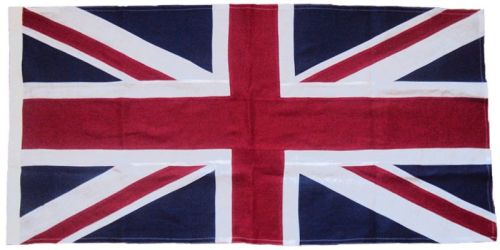 1yd 36x18in 91x45cm Union Jack linen