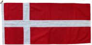 0.5yd 46x23cm Denmark flag (woven MoD fabric printed)