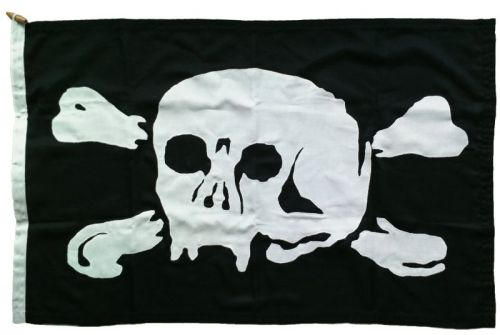 6x4ft 183x122cm Death Skull flag (woven MoD fabric)