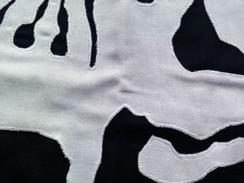 100x100cm Death Skull flag (woven MoD fabric)