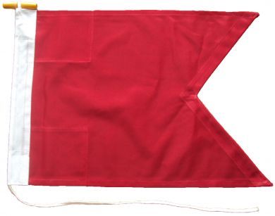 18x12in 45x30cm Bravo (B) signal flag