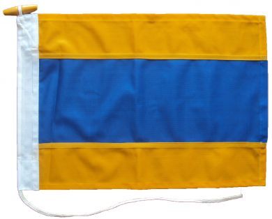 21x18in 53x46cm Delta D signal flag British Navy Size