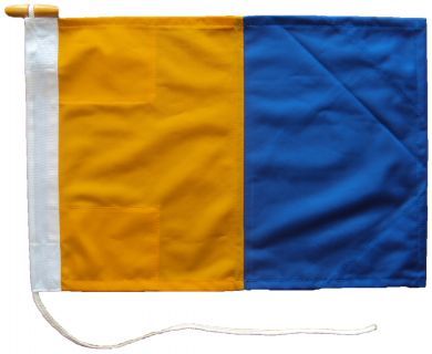 24x18in 60x45cm Kilo K signal flag US Navy Size 2